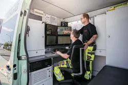 Ablauf von Saugbaggerarbeiten in Passau